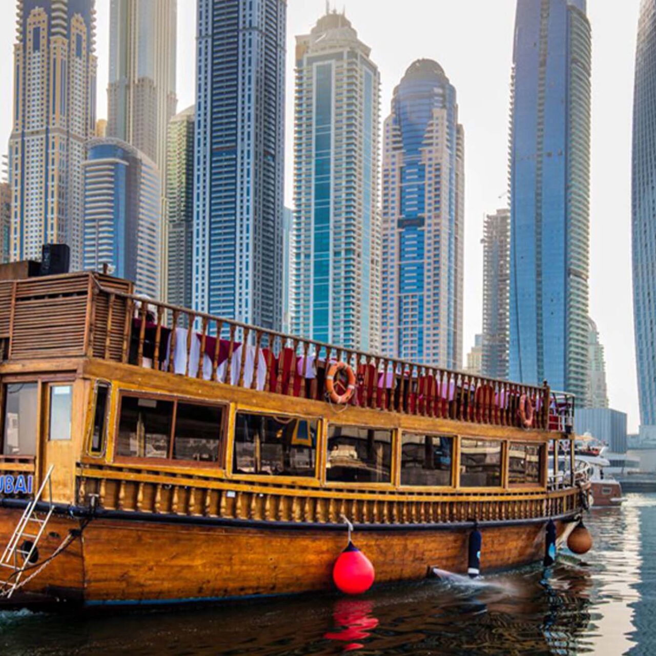 Dhow Boat Cruise with Meal Tour (Shared)